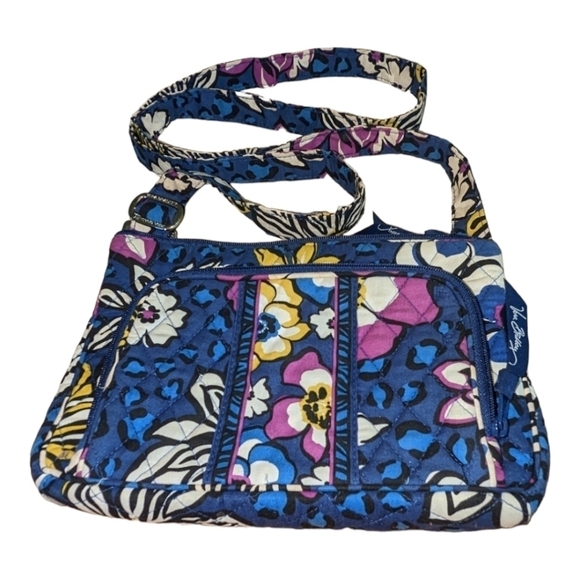 Vera Bradley Little Hipster crossbody in African violet print - Picture 1 of 4